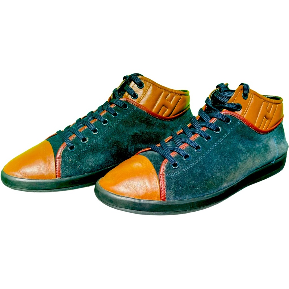 MENS HIGHTOP SUEDE/LEATHER CASUAL SNEAKERS